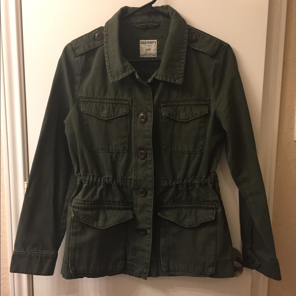 Army green jacket